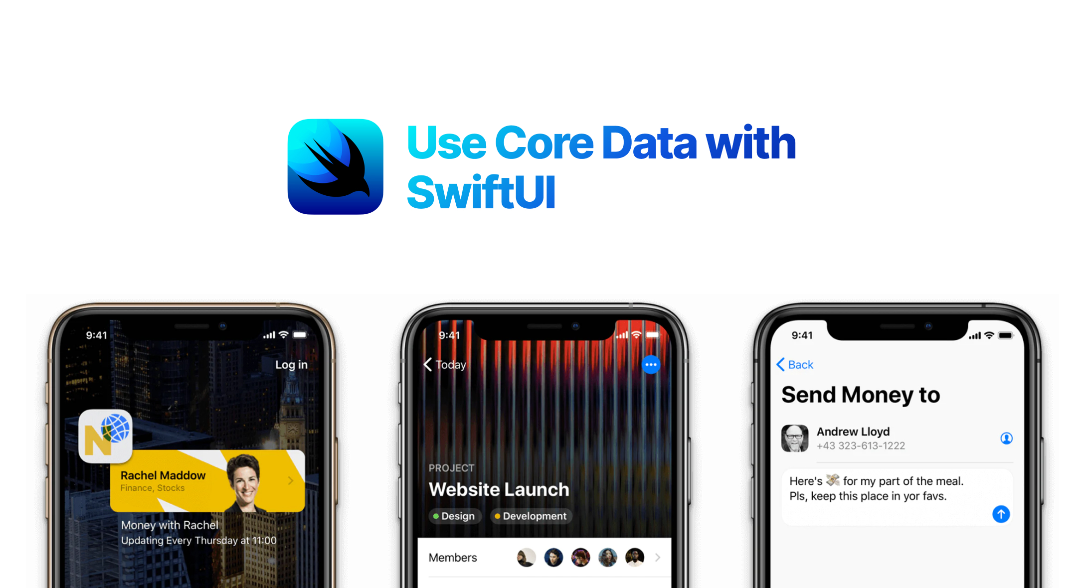 Use Core Data with SwiftUI